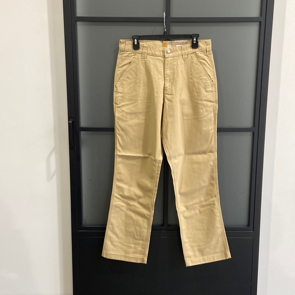 Carhartt Relaxed Fit Rugged Flex Rigby Khaki Dungaree 32x32. NWT!
